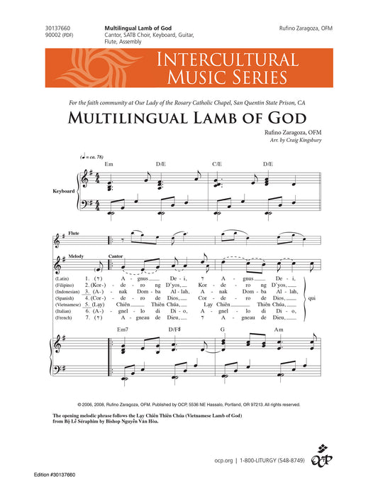 Multilingual Lamb of God