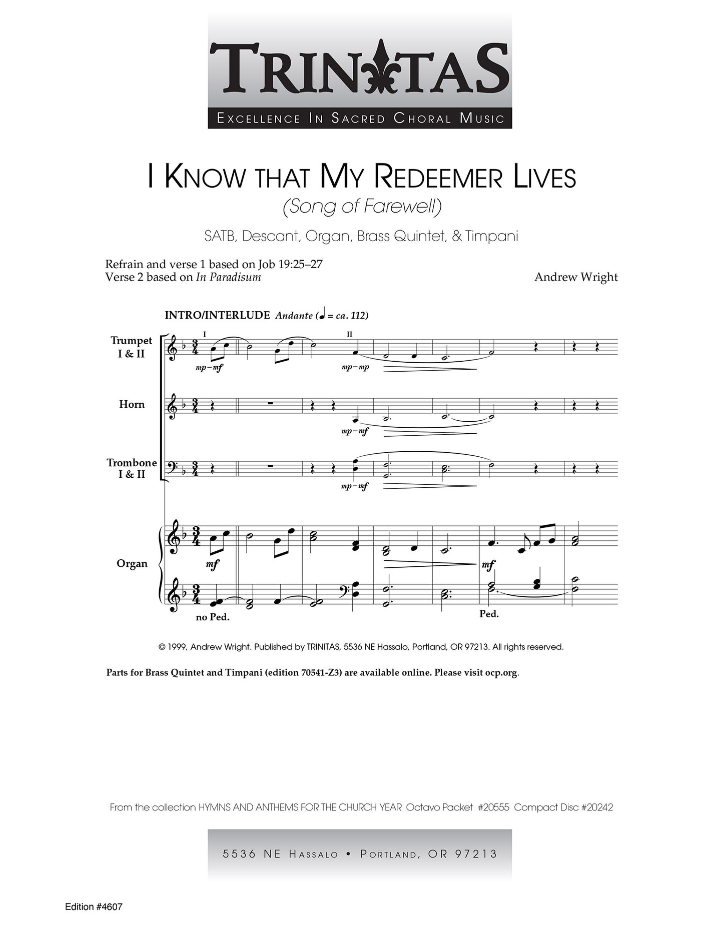 I Know That My Redeemer Lives