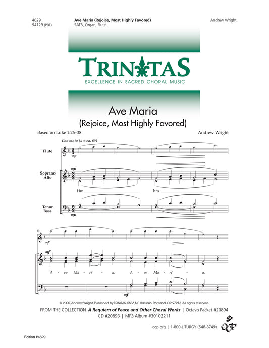 Ave Maria (Rejoice, Most Highly Favored)