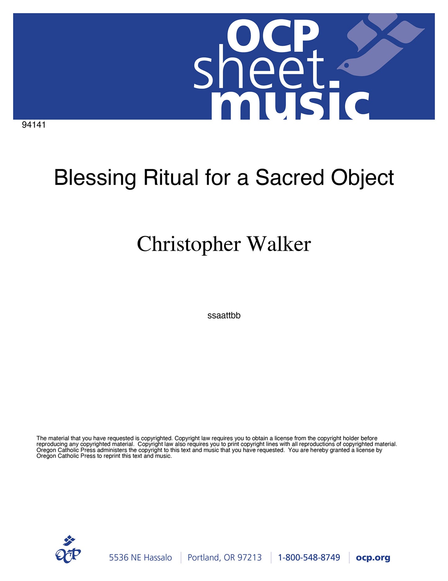 Blessing Ritual for a Sacred Object