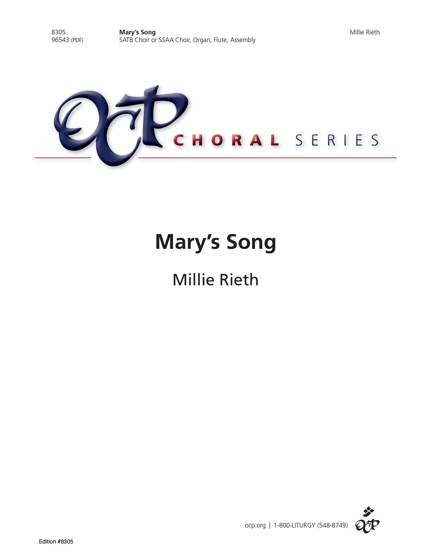 Mary's Song