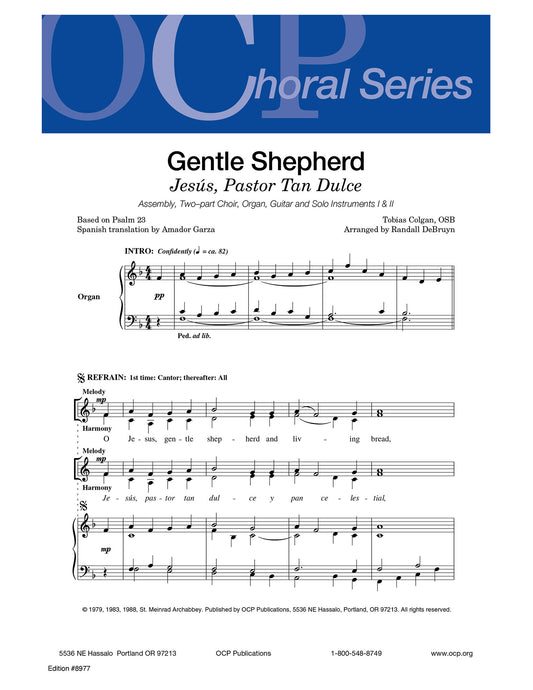 Gentle Shepherd/Jesœs, Pastor Tan Dulce