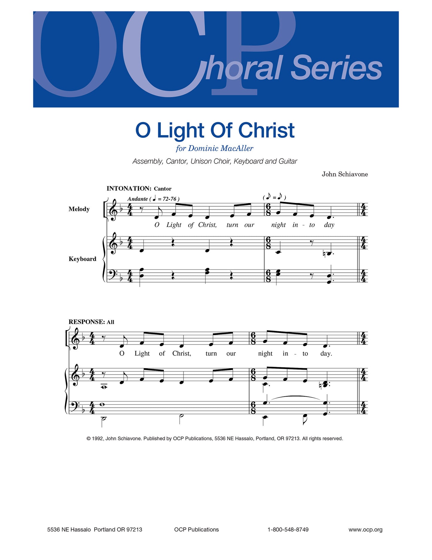 O Light of Christ