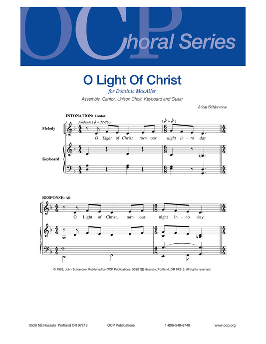 O Light of Christ